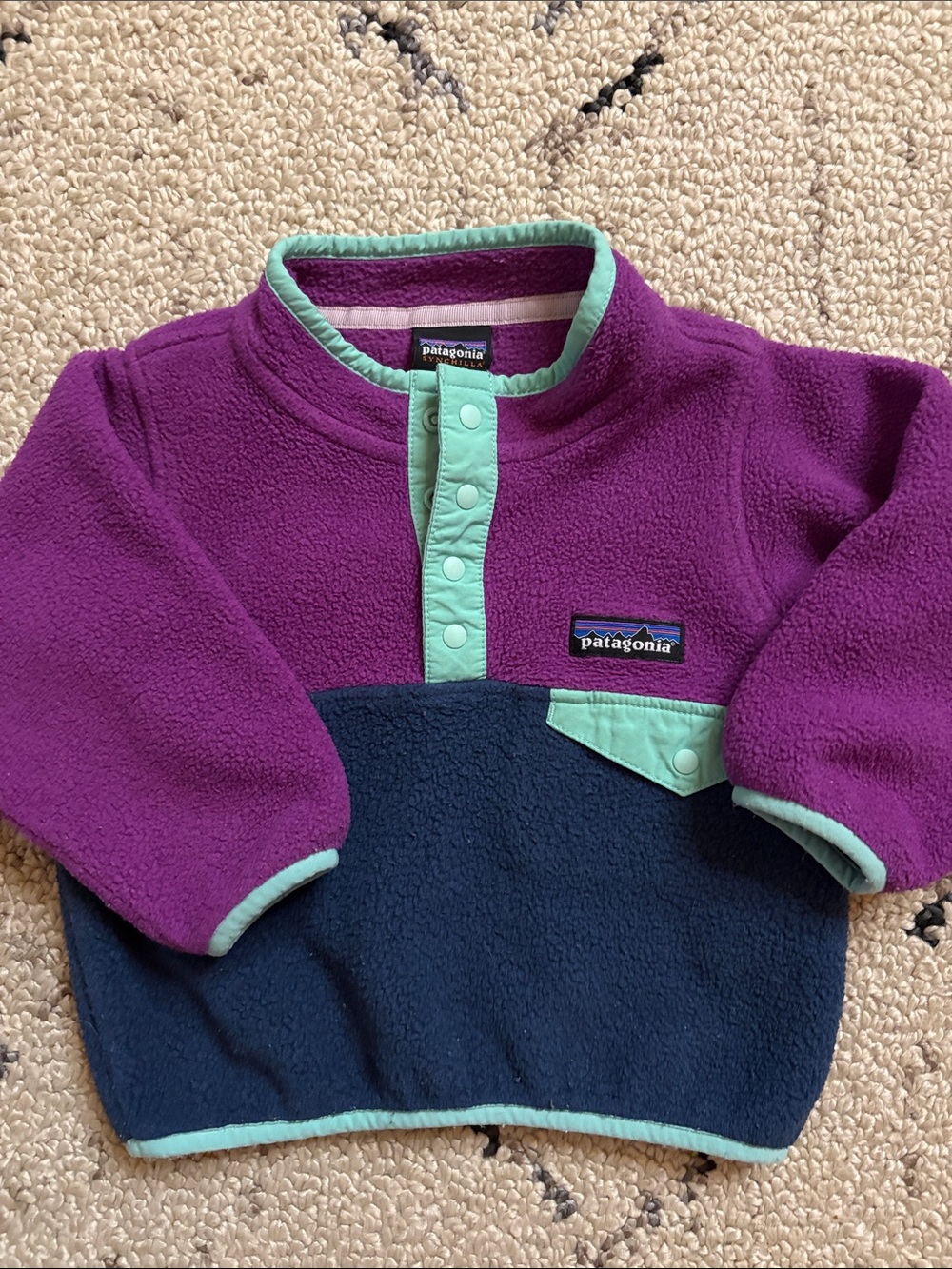 Patagonia Kids Snap-T Fleece Pullover (12/18m) EUC
